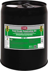 CRC - 5 Gal Pail Direct Food Contact White Oil - Clear, 32°F to 300°F, Food Grade - Exact Tool & Supply