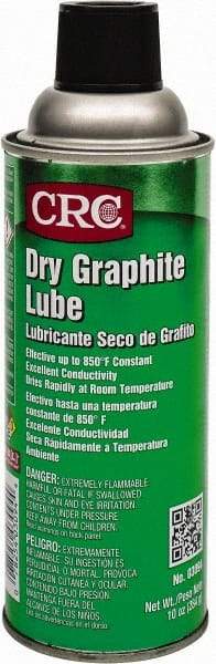 CRC - 16 oz Aerosol Dry Film/Graphite Lubricant - Dark Gray, 850°F Max - Exact Tool & Supply