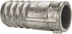 Powers Fasteners - 7/8" Diam, 7/8" Drill, Lag Shield Concrete Anchor - Zamac Alloy, Zinc-Plated Finish, Flat Head - Exact Tool & Supply