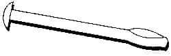 Powers Fasteners - 1/4" Diam, 1/4" Drill, 2" OAL, Split-Drive Concrete Anchor - Steel, Zinc-Plated Finish, Round Head - Exact Tool & Supply