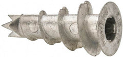 Powers Fasteners - 9/16" Diam, 1-5/16" Long, 3/8 to 1" Thick, Self Drilling Drywall & Hollow Wall Anchor - Zinc Plated, Nylon, Use in Wallboard - Exact Tool & Supply