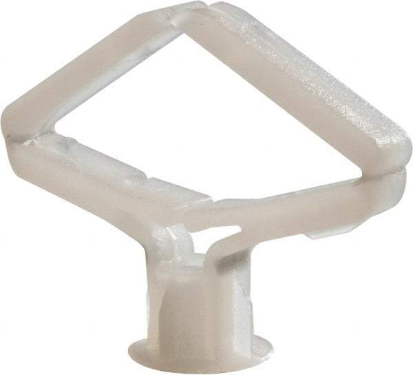 Powers Fasteners - 5/16" Diam, 1-1/8" Long, 3/8" Thick, Plastic Toggle Drywall & Hollow Wall Anchor - 5/16" Drill, Plastic, Use in Concrete, & Masonry & Wallboard - Exact Tool & Supply