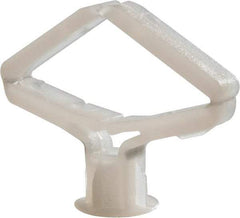 Powers Fasteners - 5/16" Diam, 1-1/8" Long, 3/8" Thick, Plastic Toggle Drywall & Hollow Wall Anchor - 5/16" Drill, Plastic, Use in Concrete, & Masonry & Wallboard - Exact Tool & Supply