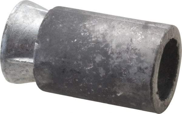 Powers Fasteners - 7/8" Diam, 7/8" Drill, 1-9/16" Min Embedment Caulk-In Concrete Anchor - Lead Alloy (Caulking Sleeve)/Zamac Alloy (Cone), Flat Head - Exact Tool & Supply