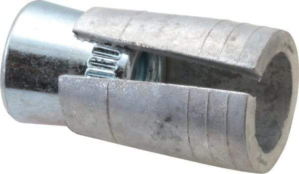 Powers Fasteners - 5/16" Diam, 5/8" Drill, 1-5/16" OAL, 3-3/16" Min Embedment Drop-In Concrete Anchor - Steel (Cone)/Zamac Alloy (Body), Zinc-Plated Finish - Exact Tool & Supply
