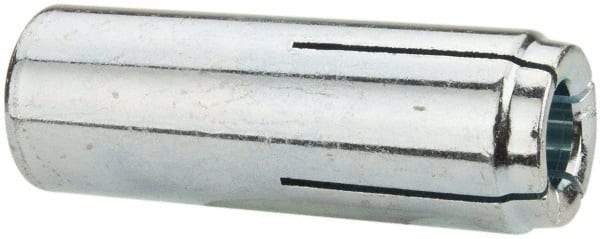 Powers Fasteners - 5/8" Diam, 7/8" Drill, 1-5/8" Min Embedment Drop-In Concrete Anchor - Grade 5 Steel, Zinc-Plated Finish, 1-3/16" Thread Length - Exact Tool & Supply