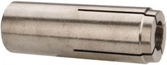 Powers Fasteners - 5/8" Diam, 7/8" Drill, 2-1/4" Min Embedment Drop-In Concrete Anchor - 303 Stainless Steel, 1-3/16" Thread Length - Exact Tool & Supply
