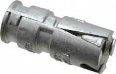 Powers Fasteners - 5/16" Diam, 5/8" Drill, 1-1/2" OAL, 2" Min Embedment Single Expansion Concrete Anchor - Zamac Alloy, Flat Head - Exact Tool & Supply