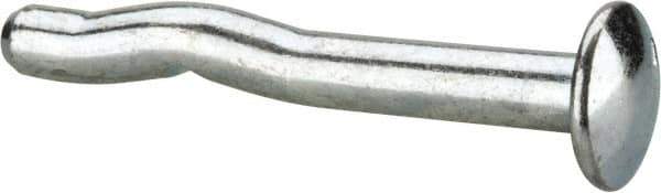 Powers Fasteners - 3/16" Diam, 3/16" Drill, 1-1/2" OAL, 1-1/4" Min Embedment Split-Drive Concrete Anchor - Grade 8.2 Steel, Zinc-Plated Finish, Mushroom Head - Exact Tool & Supply