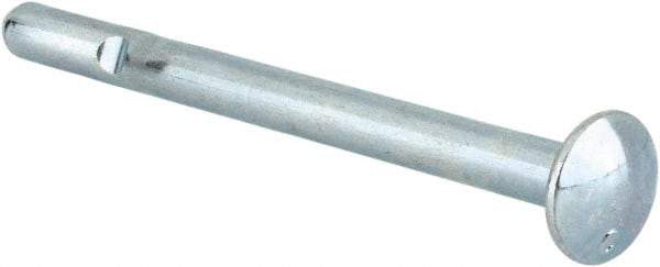 Powers Fasteners - 3/16" Diam, 3/16" Drill, 2-1/2" OAL, 1-1/4" Min Embedment Split-Drive Concrete Anchor - Grade 8.2 Steel, Zinc-Plated Finish, Mushroom Head - Exact Tool & Supply