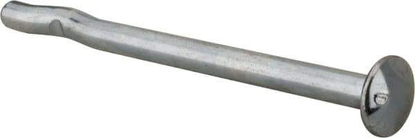Powers Fasteners - 3/16" Diam, 3/16" Drill, 3" OAL, 1-1/4" Min Embedment Split-Drive Concrete Anchor - Grade 8.2 Steel, Zinc-Plated Finish, Mushroom Head - Exact Tool & Supply