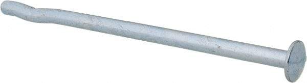 Powers Fasteners - 3/16" Diam, 3/16" Drill, 4" OAL, 7/8" Min Embedment Split-Drive Concrete Anchor - Grade 8.2 Steel, Zinc-Plated Finish, Mushroom Head - Exact Tool & Supply