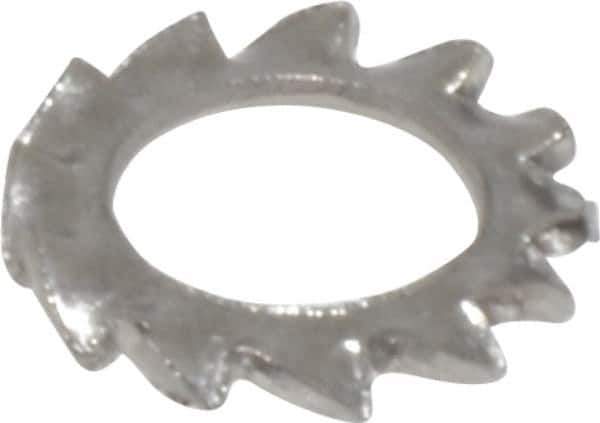 Value Collection - M6 Screw, 6.4mm ID, Stainless Steel External Tooth Lock Washer - 11mm OD, Grade 18-8 & Austenitic A2 - Exact Tool & Supply