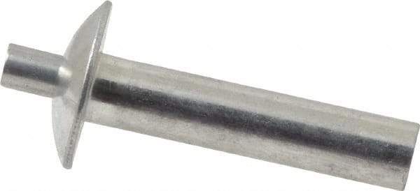 Made in USA - Brazier Head Aluminum Alloy Drive Blind Rivet - Aluminum Alloy Mandrel, 0.953" to 1" Grip, 5/8" Head Diam, 0.266" to 0.281" Hole Diam, 1.156" Length Under Head, 1/4" Body Diam - Exact Tool & Supply