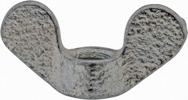 Value Collection - M5x0.80, Zinc Plated, Iron Standard Wing Nut - 2.3mm Wing Span, 11mm Wing Span - Exact Tool & Supply