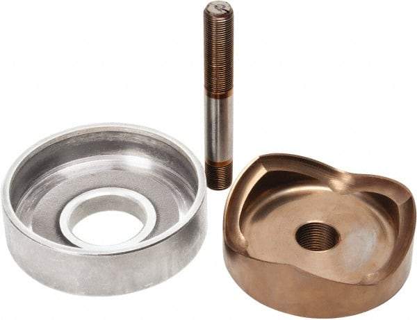 Greenlee - 4.544 Inch Hole Diameter x 4 Inch Hole Length x Round, Knockout Punch Unit - Battery and Hydraulic Operated, 10 Gauge Max in Mild Steel - Exact Tool & Supply