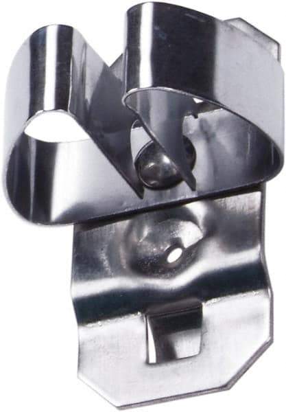 Triton - Spring Clip Standard Pegboard Hook - 2-3/4" Projection, Stainless Steel - Exact Tool & Supply