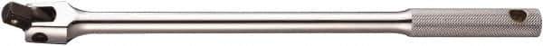 Paramount - 1/2" Drive Socket Flex Handle - 24" OAL, Chrome Vanadium Finish - Exact Tool & Supply