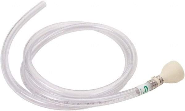 Unger - 6' Long Water Hose - 1" Diam, Plastic, Hot Water Compatible, All Season, Clear - Exact Tool & Supply
