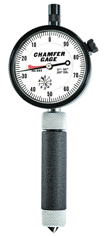 #683-1Z Internal Chamfer Gage 0-90 Degree - Exact Tool & Supply