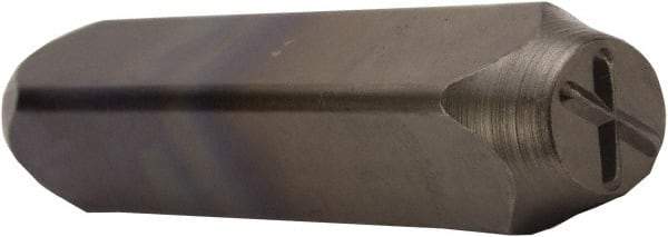 C.H. Hanson - 5/8" Character Size, X Character, Heavy Duty Individual Steel Stamp - Exact Tool & Supply