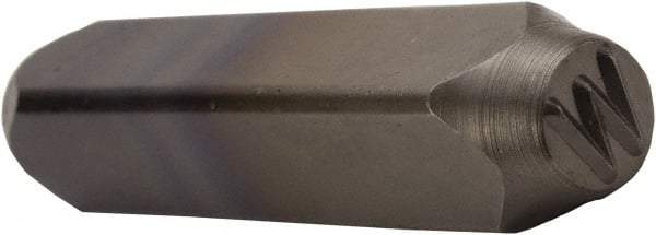 C.H. Hanson - 5/32" Character Size, W Character, Heavy Duty Individual Steel Stamp - Exact Tool & Supply