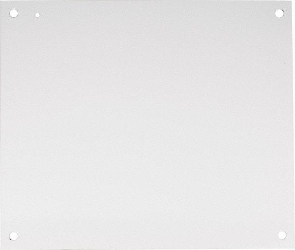 nVent Hoffman - 14-1/2" OAW x 17" OAH Powder Coat Finish Electrical Enclosure Nonperforated Panel - 20" x 16" Box, 14 Gauge Steel, Use with A20N166LP/A20N168LP/A20N16ALP/A20N16BLP - Exact Tool & Supply