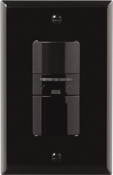 Cooper Wiring Devices - 1,000 Square Ft. Coverage, Infrared Vacancy Sensor Wall Switch - 600 at 120 V Incandescent, 600 at 120 V Fluorescent, 120 VAC, Black - Exact Tool & Supply