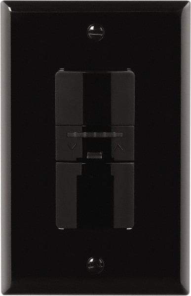 Cooper Wiring Devices - 1,000 Square Ft. Coverage, Infrared Occupancy Sensor Wall Switch - 600 at 120 V Incandescent, 600 at 120 V Fluorescent, 120 VAC, Black - Exact Tool & Supply