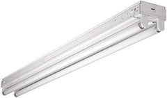 Cooper Lighting - 4 Lamp, 32 Watt, Fluorescent Strip Light - Suspended, 120/277 Volt, 96" Long x 4-1/4" Wide x 3-5/8" High - Exact Tool & Supply