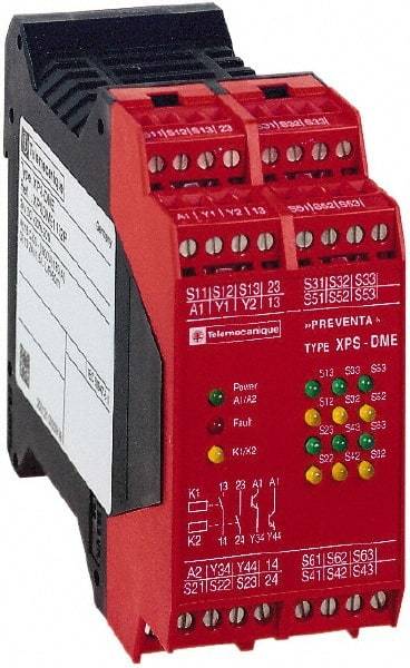 Square D - 24 VAC/VDC, Standard Electromechanical & Solid State Screw General Purpose Relay - 6 Amp at 24 VAC/VDC, 2NO/2SS - Exact Tool & Supply