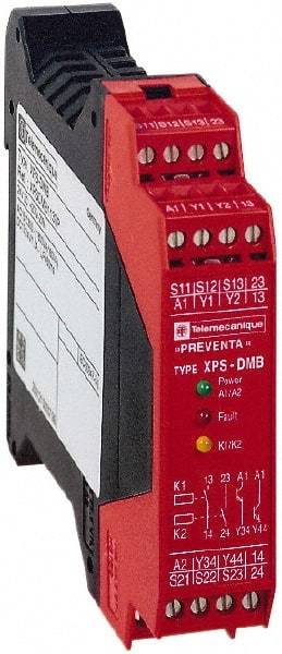 Square D - 24 VAC/VDC, Standard Electromechanical & Solid State Screw General Purpose Relay - 6 Amp at 24 VAC/VDC, 2NO/2SS - Exact Tool & Supply