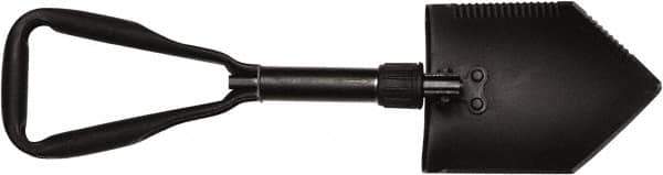 Ability One - 9-3/4" High Notched Steel Shovel - 23-1/2" Long Aluminum D-Grip Handle - Exact Tool & Supply