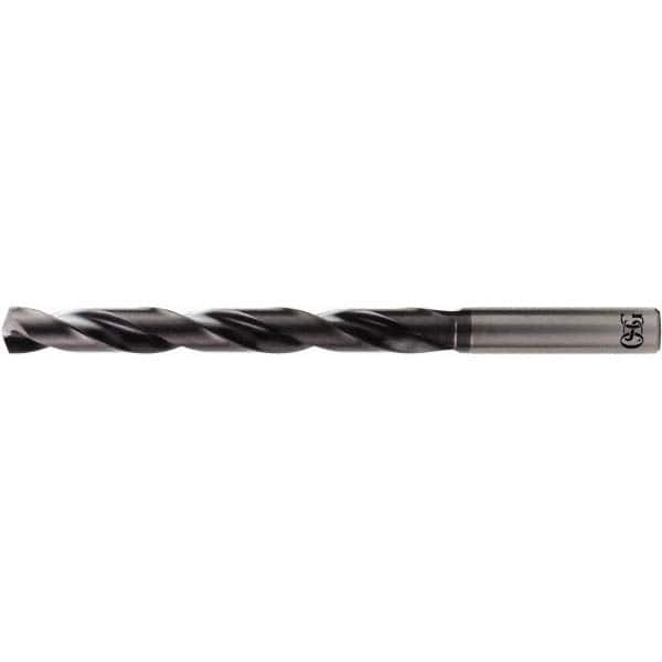 OSG - 6.2mm 140° Spiral Flute Solid Carbide Taper Length Drill Bit - Exact Tool & Supply