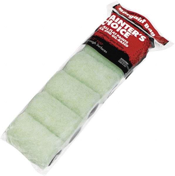 Wooster Brush - 1/2" Nap, 4" Wide Paint Roller - Semi-Rough Texture, Synthetic Knit - Exact Tool & Supply