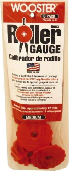Wooster Brush - 3" Wide Red Roller Guage - Exact Tool & Supply