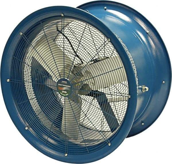 Patterson Fan - 26" Blade, 1 hp, 7,650 CFM, Industrial Circulation Fan - Suspension, 208-230/460 Volts, 1 Speed - Exact Tool & Supply