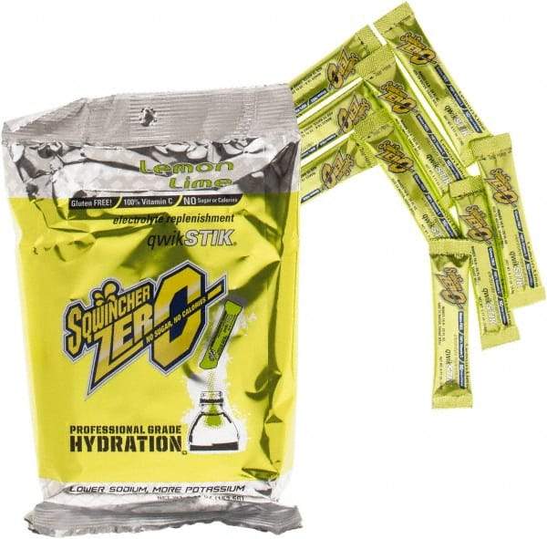 Sqwincher - 0.11 oz Packet Sugar Free Lemon-Lime Activity Drink - Powdered, Yields 20 oz - Exact Tool & Supply