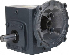 Boston Gear - 3 Centerline Distance, 20:1, 88 RPM Output, 3.14 Input Horsepower, 2,024 Lbs. Max Torque, Speed Reducer - Part No. F730-20-B9-G, 1-1/4" Shaft Diam, Single Shaft Left, 1-1/8" Bore, 8.88" High, 180TC NEMA - Exact Tool & Supply