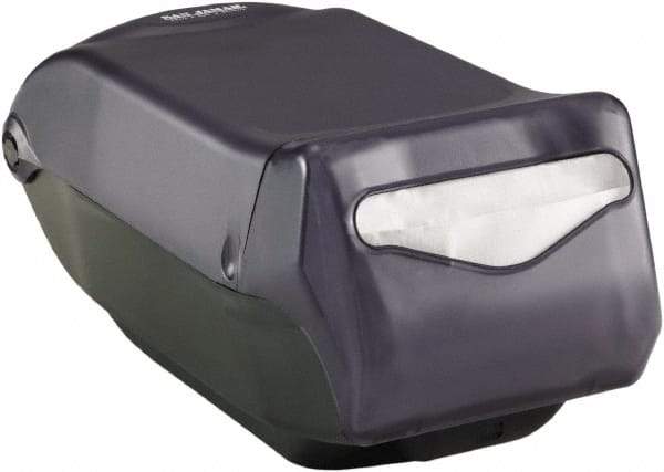 San Jamar - 8 x 15-3/4 x 7-1/4, Napkin Dispenser - Control Face Countertop, Black Pearl - Exact Tool & Supply