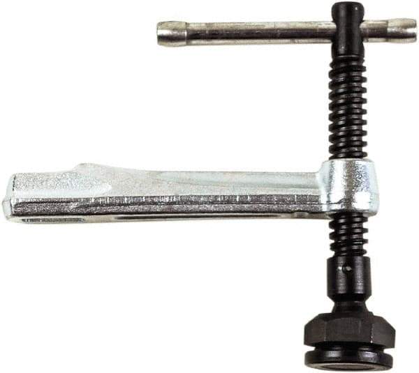 Bessey - 1,450 Lb Clamping Pressure, Steel, T Handle, GSV Bar & Pipe Clamping Arm - 4-3/4" Throat Depth - Exact Tool & Supply