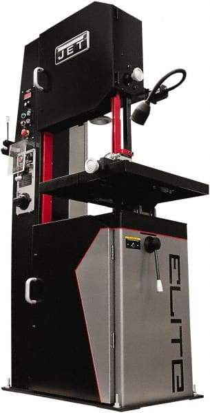 Jet - 20 Inch Throat Capacity, Variable Speed Pulley Vertical Bandsaw - 50 m/min, 2 HP, Three Phase - Exact Tool & Supply