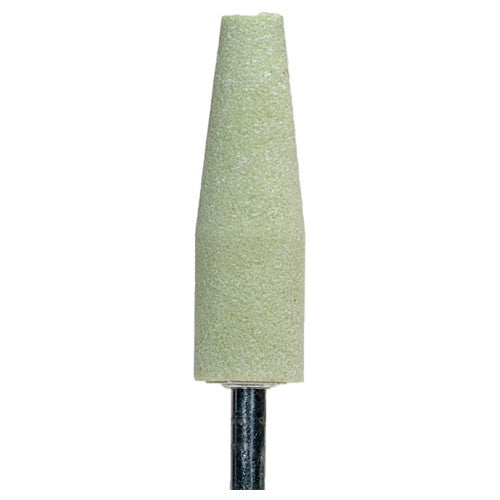 3/4″ × 2-1/2″ 1/4″ Spindle Quantum Mounted Point A1 80 Grit Ceramic Alumina - Exact Tool & Supply