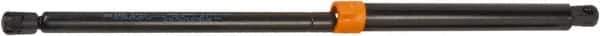 Associated Spring Raymond - 0.236" Rod Diam, 0.591" Tube Diam, 40 Lb Capacity, Gas Spring - Extension, 12" Extended Length, 3.5" Stroke Length, Composite Ball Socket, Nitride Coated Piston - Exact Tool & Supply