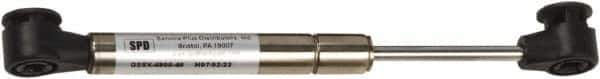 Associated Spring Raymond - 0.236" Rod Diam, 0.591" Tube Diam, 45 Lb Capacity, Gas Spring - Extension, 18.5" Extended Length, 7.25" Stroke Length, Composite Ball Socket, Uncoated Piston - Exact Tool & Supply