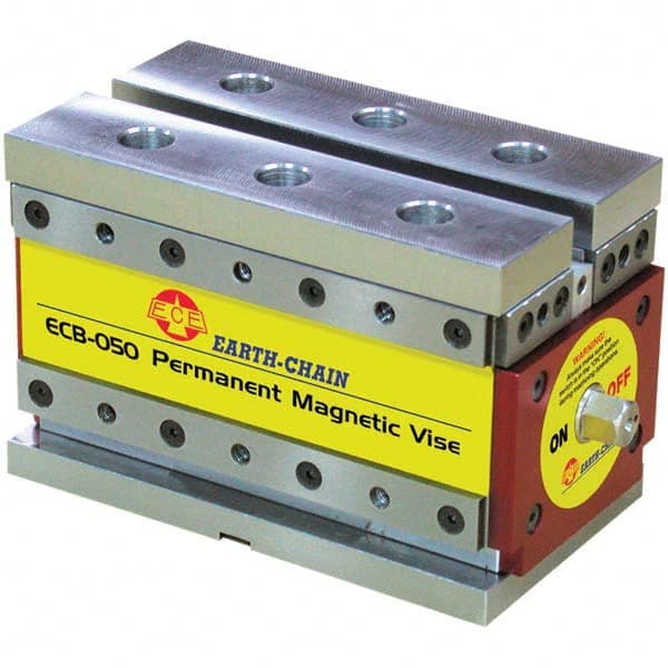 Techniks - Permanent Magnetic Chucks Shape: Rectangle Width/Diameter (Inch): 3 - Exact Tool & Supply