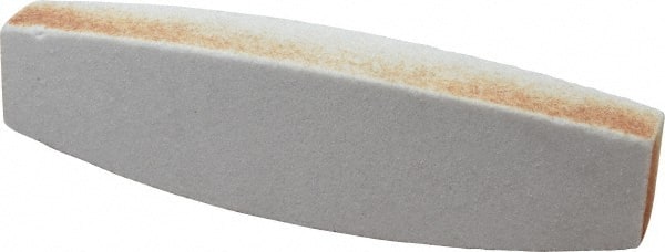 Grier Abrasives - 60 Grit Aluminum Oxide Boat (Shape) Polishing Stone - Exact Tool & Supply