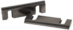 Snap Jaws - 6" Wide x 1-3/4" High x 1/2" Thick, Step Vise Jaw - Steel, Fixed Jaw, Compatible with 6" Vises - Exact Tool & Supply