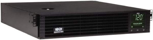 Tripp-Lite - 20 Amp, 3,000 VA, Tower & Rack Mount Line Interactive Backup Uninterruptible Power Supply - Backup 3 min with Full Load & 10 min with Half Load, 120 VAC Input & Output, 2,880 Watt Output, 1 Phases, 8 Outlets - Exact Tool & Supply