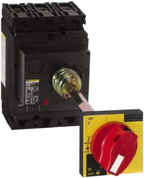 Square D - Circuit Breaker Rotary Handle - Use with Circuit Breaker - Exact Tool & Supply